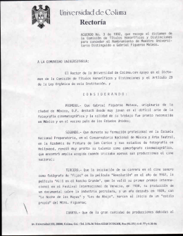 NO. 003 - Universidad de Colima