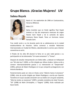 Grupo Blanco. ¡Gracias Mujeres! LIV
