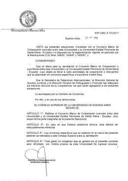 resolución - Universidad de Buenos Aires