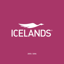 catálogo icelands 2015-2016