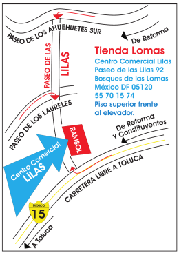 ¿Cómo llegar a Ramsol Lilas?