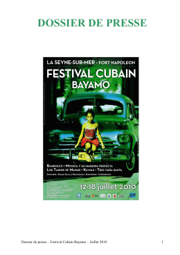 DP Festival Cubain 2010 pdf