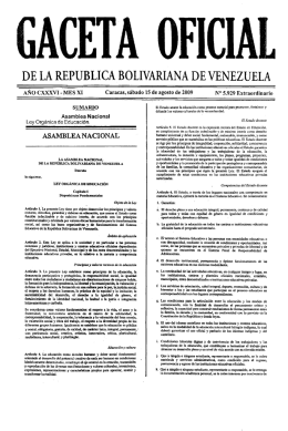 Ley Orgánica de Educación