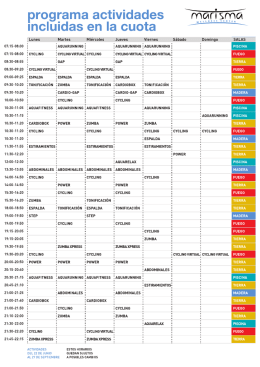 programa actividades mm l ma