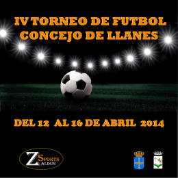 I TORNEO DE FUTBOL CONCEJO DE LLANES