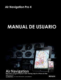 Air Navigation Pro 4 MANUAL DE USUARIO