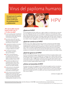 Human Papillomavirus (HPV): A parent`s guide to preteen and teen