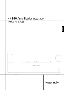 HK 990 Amplificador Integrado