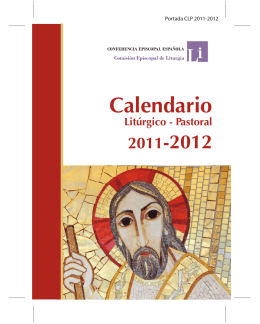 Calendario Litúrgico 2012 - Conferencia Episcopal Española
