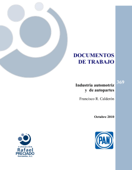 documentos de trabajo - Fundación Rafael Preciado Hernández
