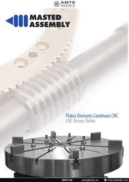 Platos Divisores Continuos CNC CNC Rotary Tables