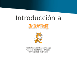 Scratch - Universidad de Deusto