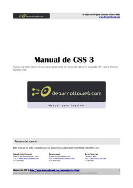 Manual de CSS 3