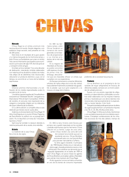 Mercado Chivas Regal es el whisky premium más reconocido en el