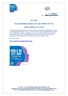 ict day día internacional de las niñas en tic chía-abril 23