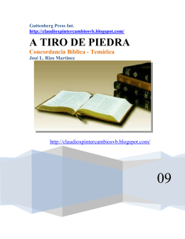 http://claudioxpintercambiosvb.blogspot.com/A TIRO DE PIEDRA