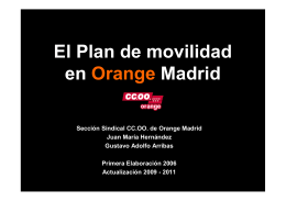 Plan de movilidad en Orange Madrid 08112011 [Modo de