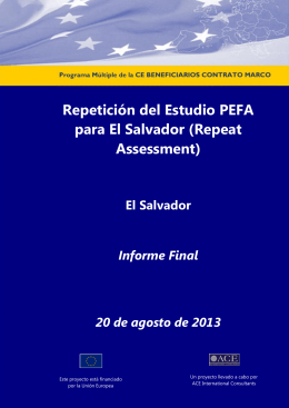 PEFA El Salvador (2013)