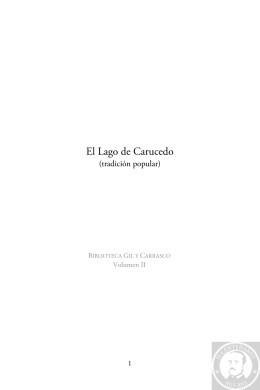 El Lago de Carucedo - Biblioteca Enrique Gil y Carrasco