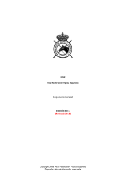 Revisada 2013 - Real Federación Hípica Española