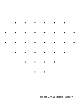 Heart Cross Stitch Pattern