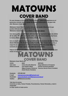 Matowns Cover Band