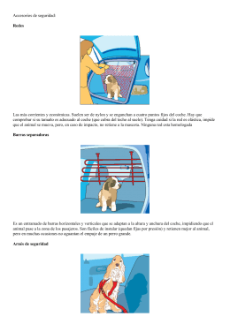 Accesorios de seguridad para transporte de Animales