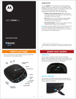 MOTOROKR EQ7 Quick Start Guide