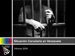 Situación carcelaria en Venezuela