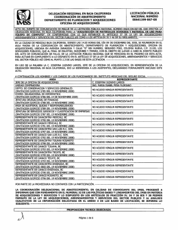 DELEGACIÓN REGIONAL EN BAJA