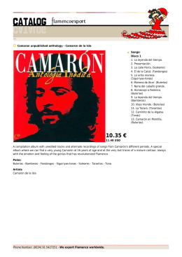 Catalogue version to print - Flamenco