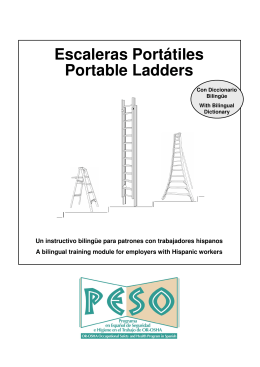 Escaleras Portátiles Portable Ladders