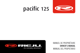Owners Manual PACIFIC 125 (ESP-FRA