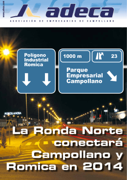 La Ronda Norte conectará Campollano y Romica en 2014