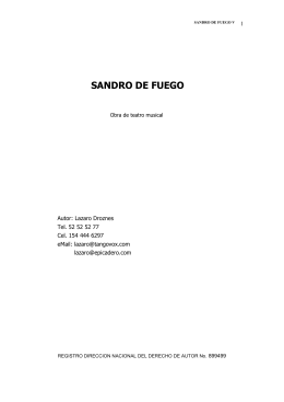 "Sandro de fuego"