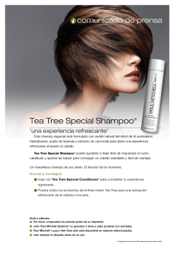 Tea Tree Special Shampoo®