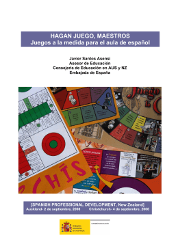 JUEGOS en la clase - STANZA | Spanish Teachers` Association of