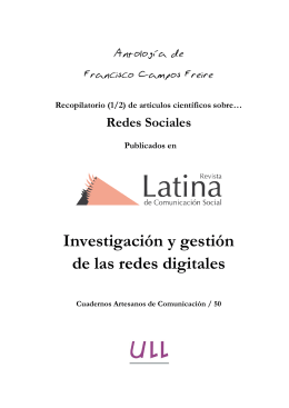 pdf para descargar - Revista Latina de Comunicación Social