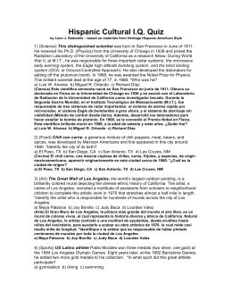 Hispanic Cultural I.Q. Quiz