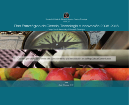 Plan Estratégico de Ciencia, Tecnología e Innovación 2008-2018