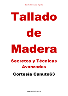 Tallado de madera - De Luthiers .com