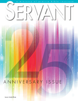 Servant 93 - Prairie Bible Institute