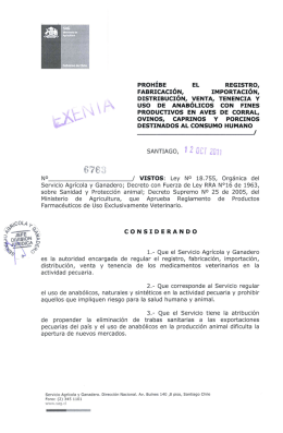 Prohíbe el registro, fabricación, importación, distribución, venta