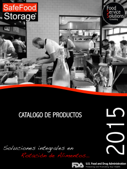catalogo on line - Food Service Solutions Consulting