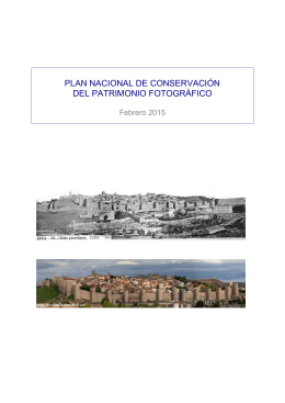 Plan Nacional de Conservación del Patrimonio Fotográfico