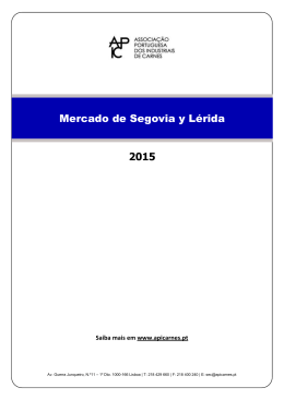 Bolsa Francesa 2015 Mercado de Segovia y Lérida