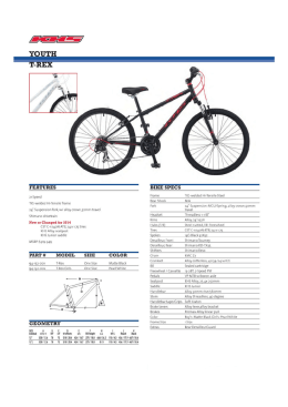 FEATURES BIKE SPECS