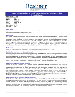 Las Maravillas de Inglaterra, Escocia e Irlanda + Londres . (Londres