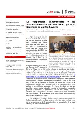 La cooperación transfronteriza y los acontecimientos de 1512