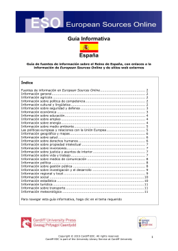 Guía Informativa España